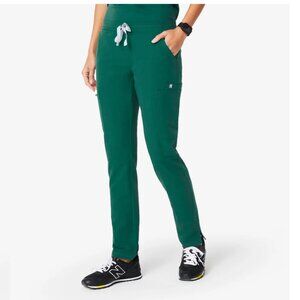 Figs Yola Skinny Pants Regular Sz X-Small Hunter Green